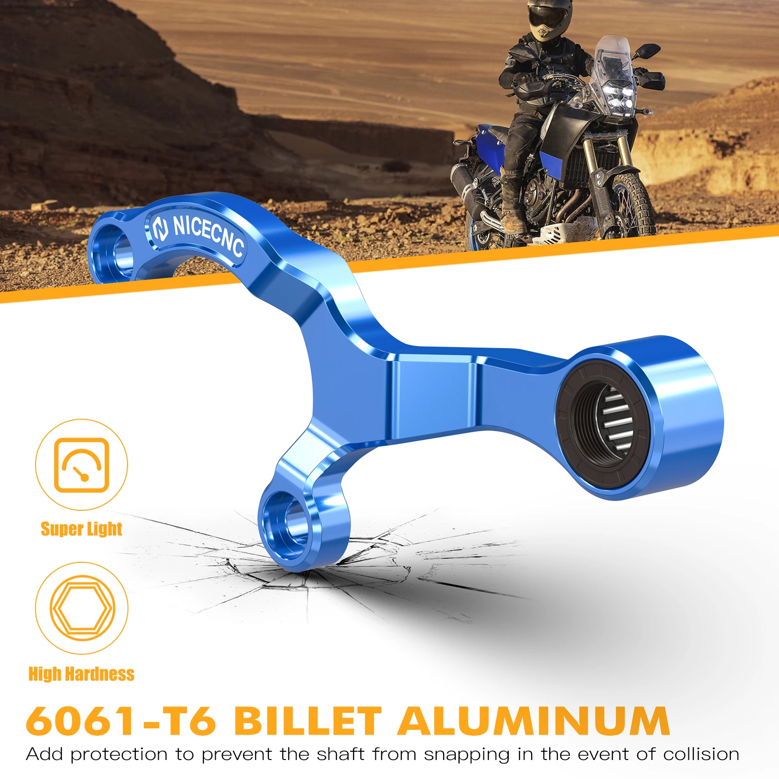 Schaltstabilisator Schalthebelunterstützung für Yamaha MT-07 MT07 XSR 700 2018–2023, Tracer 700 Tracer 7 2021–2023, Tenere 700 XTZ 700 – Detail 11