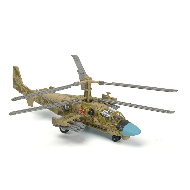 1/72 Kreative Militärserie Alligator KA-52 Angriffshubschrauber Bausteinmodell DIY Zusammenbaubare Bausteine Spielzeug für Weihnachtsgeschenke – Detail 3
