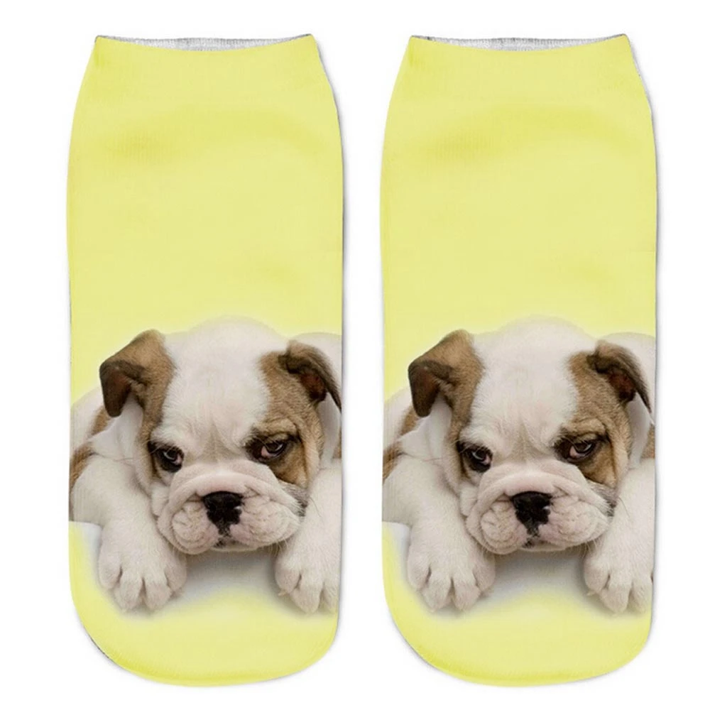 Neue 3D-Gedruckte Trendige Unisex Niedrige Knöchelsocken, Damen Casual Tier-Socken, Weihnachtsgeschenk, Dropshipping – Detail 12