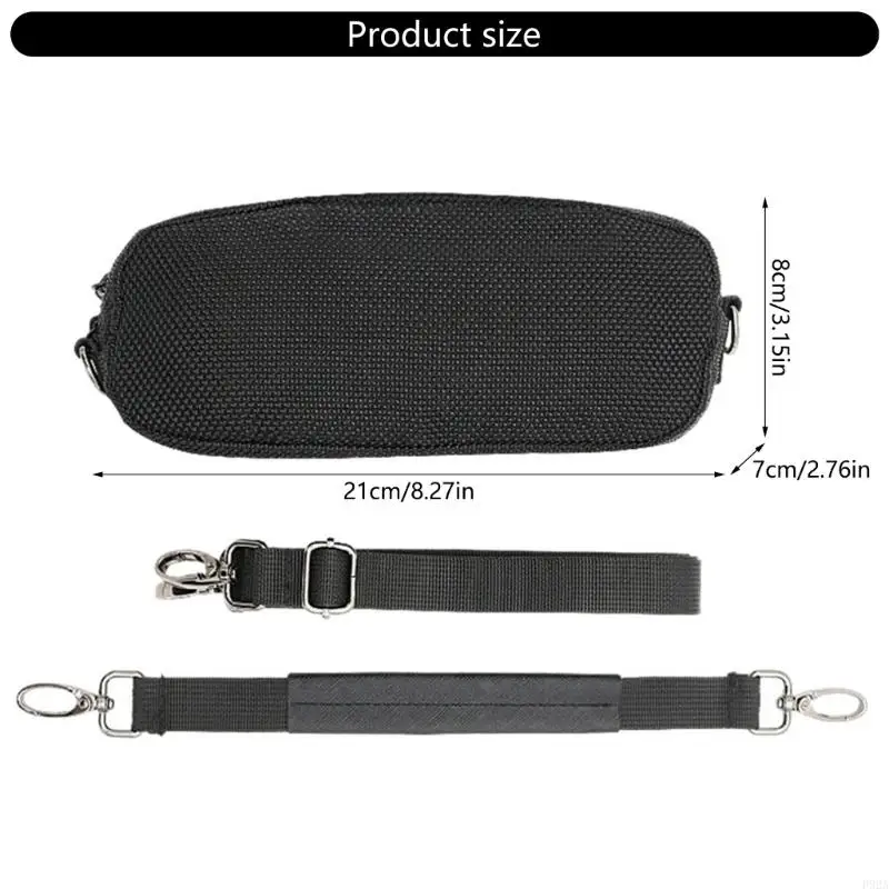 F92A Portables Nylon Travel Case Bag ซับในเนื้อนุ่มสำหรับลำโพง