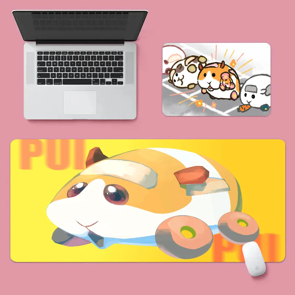 PUI PUI MOLCAR الوافدين الجدد لوحة ماوس ألعاب كبيرة L XL XXL لوحة ماوس ألعاب حجم لوحات المفاتيح حصيرة ماوس هدية لصديقك