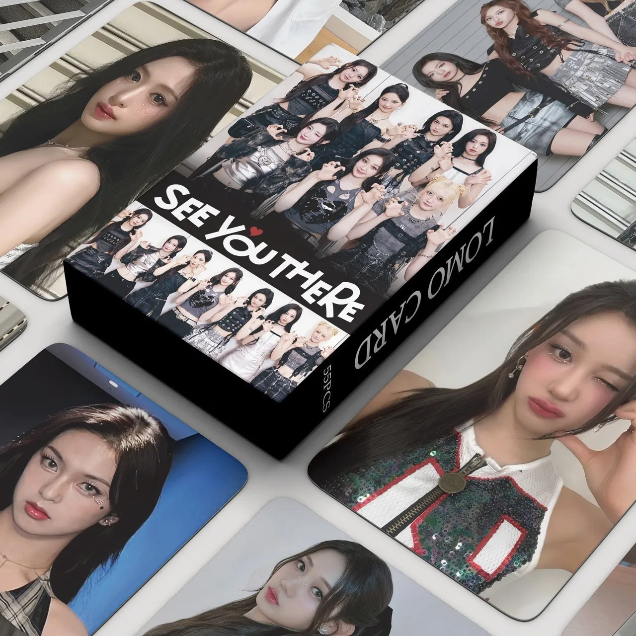55Pcs BABYMONSTER New Album PSYCHO Lomo Cards WE GO UP HD Printd