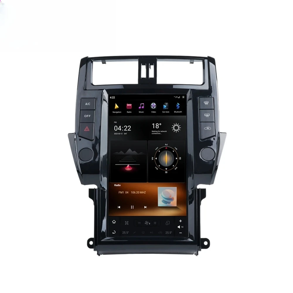 

Android 11.0 Car Multimedia Player Headunit GPS Radio Carplay for Prado150 2010-2013 360 cameras high level