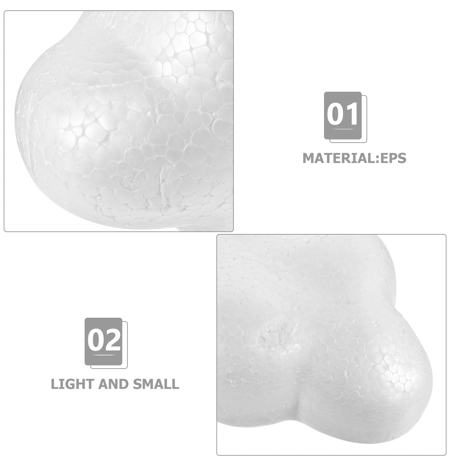 

1pc Unpainted Diy Craft Ornament For Wedding Party Decor Blank Lightweight Shapes Handmade Decoration Foams Cloud