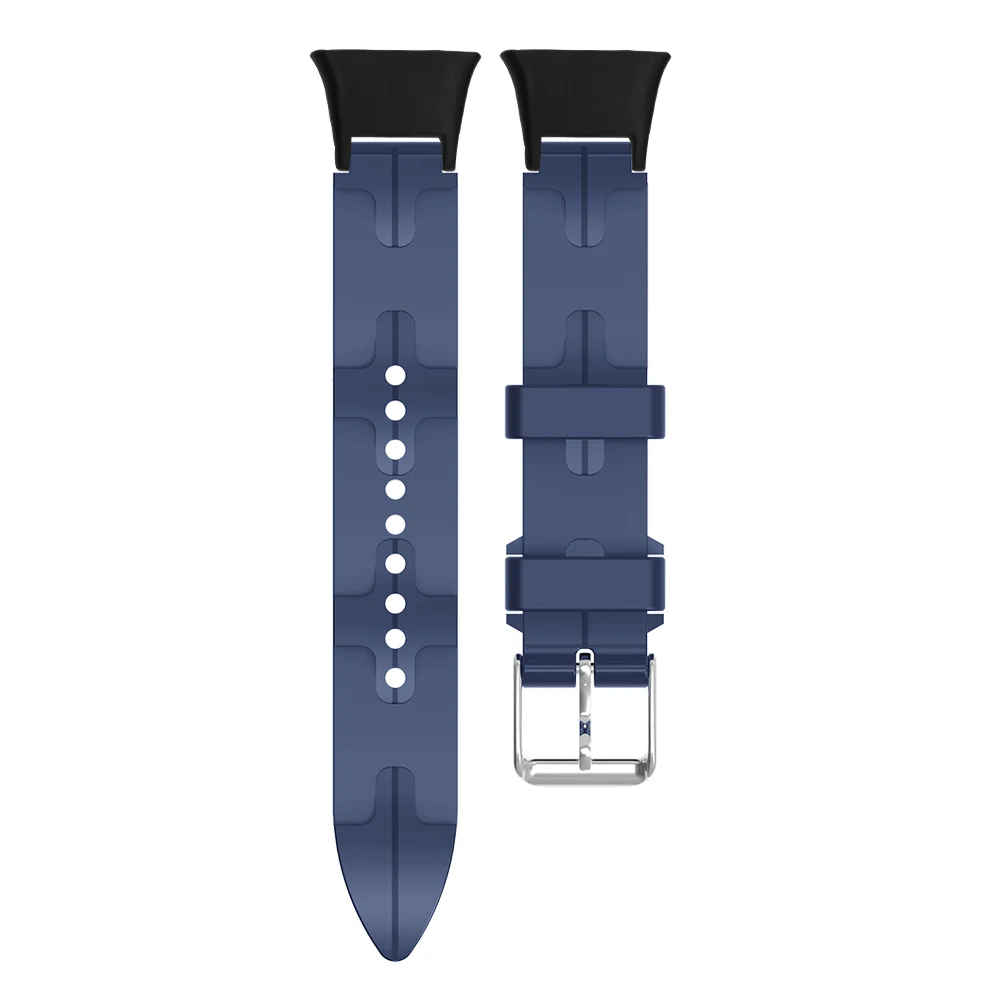 

3D Texture Watch Strap For Xiaomi Band 7 Pro Woven Pattern Quick Release Soft Lightweight Silicone Sport Smartwatch Band Unisex