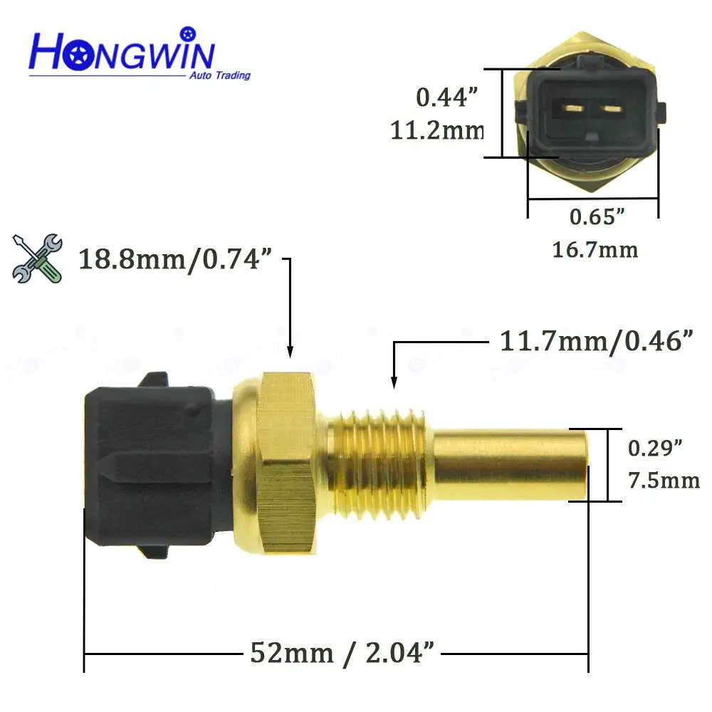 0280130032 COOLANT Water Temperature Sensor For VOLVO 240 440 460 480 740 760 780 940 Saab 9000 Jaguar XJ CHEVROLET 0280130069