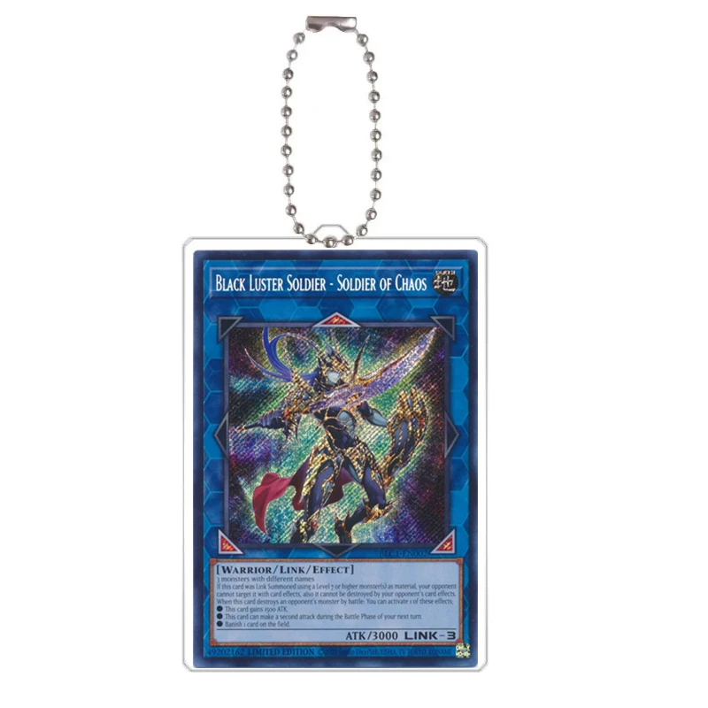 YuGiOh Classics Game Gift Action Toy Figures Exodia Black Magician Blue-Eyes White Dragon Diy Acrylic Keychain Pendant Anime