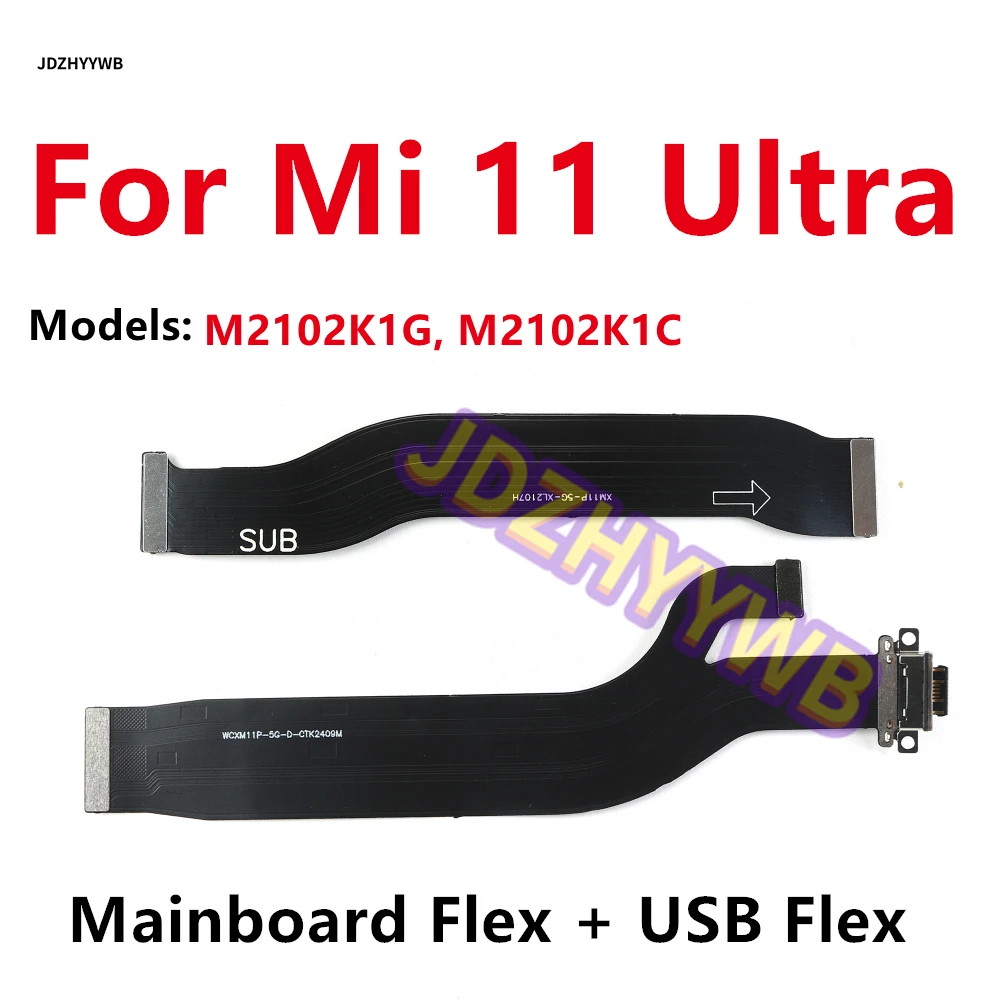 For Xiaomi Mi 11 Ultra 11Ultra USB Charger Port Charging Dock Main Board Motherboard Connector LCD Mainboard Flex Cable