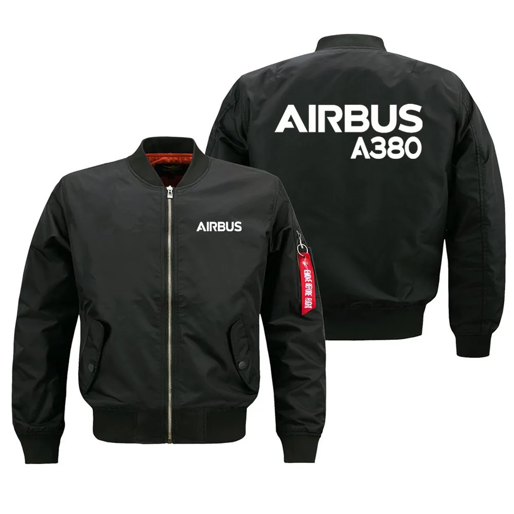 

New Casual Aviation Flight Airbus A380 Pilots Ma1 Bomber Men Jacket Coats Streetwear Man Baseball Jacket