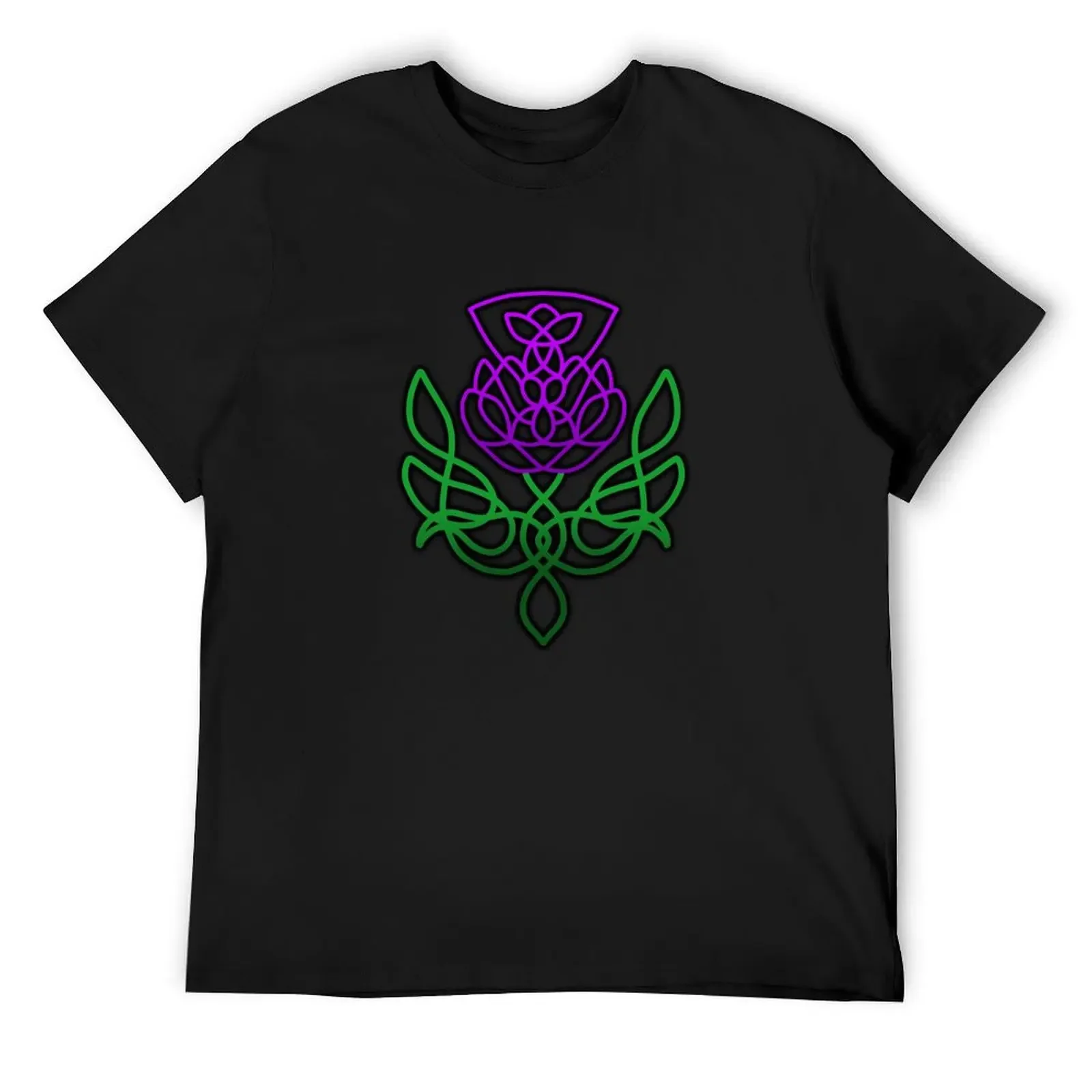 

Celtic Thistle T-Shirt vintage luxury clothing labubu tops men t shirts