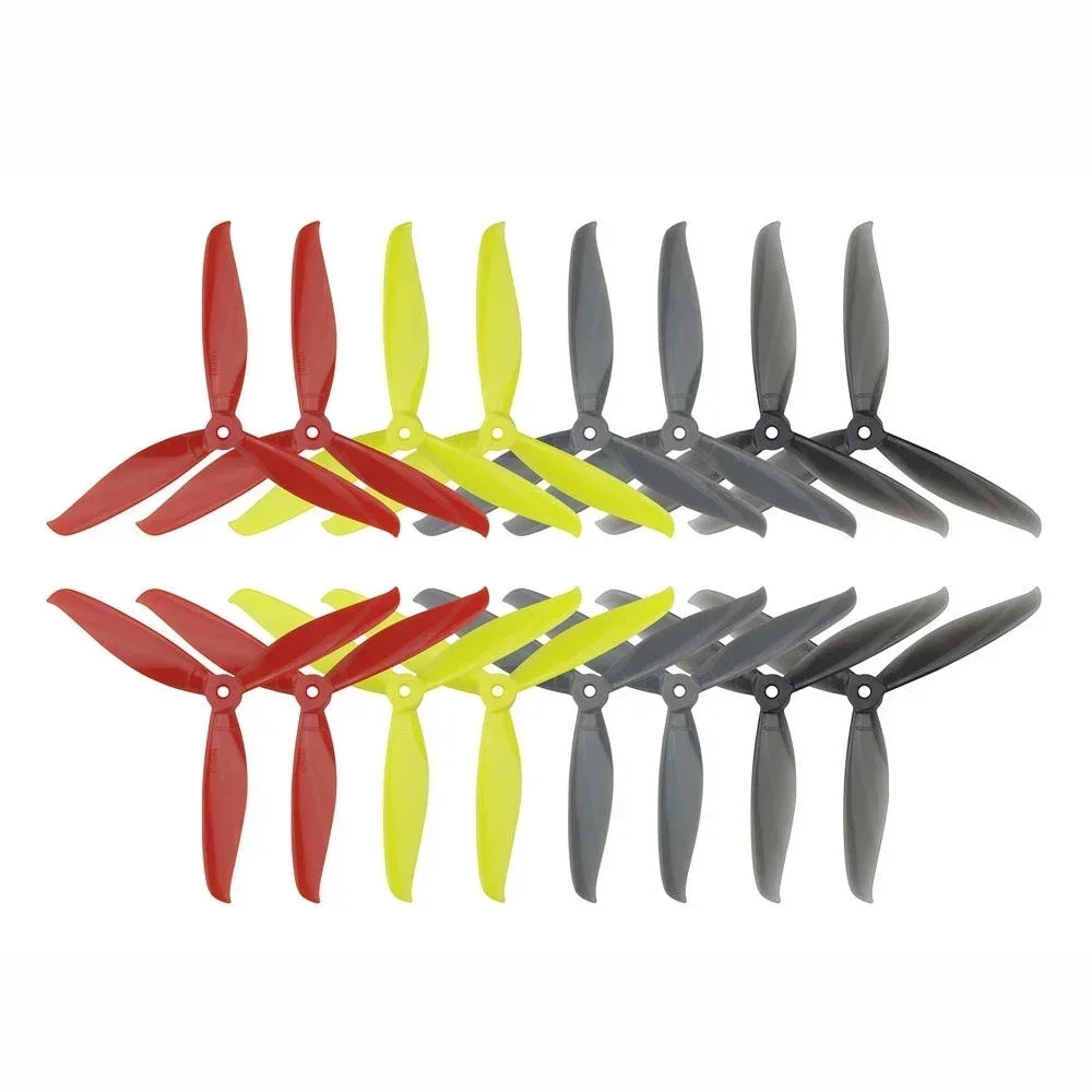 2-8Pairs LDARC 7040 7 Inch 7X4 Propeller 3 -Blade Props 5mm Hole Paddle CW/CCW Parts for RC Quadcopter