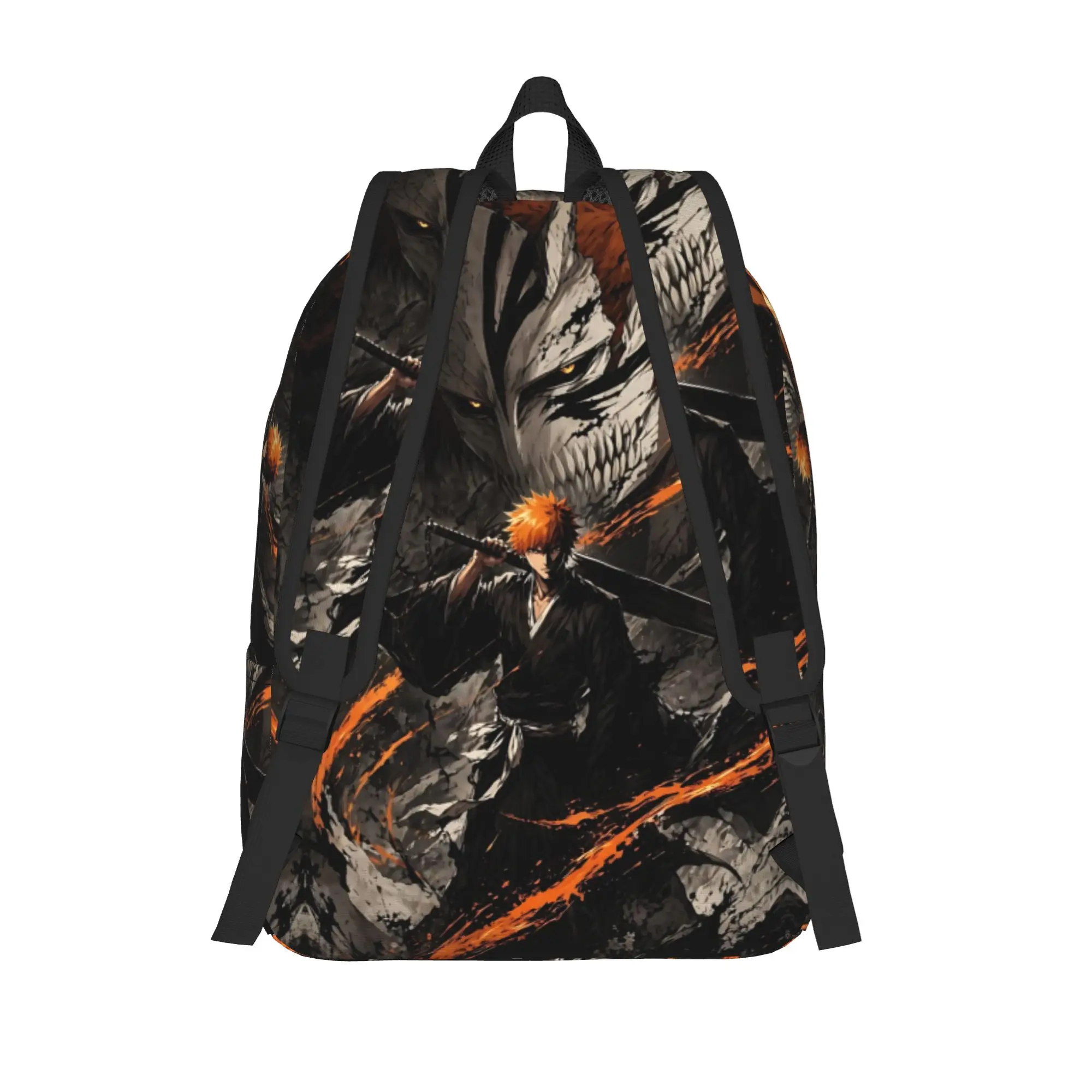 Fashion Bleach Anime Backpack  Mochilas Portable Camping Retro Washable Rucksack