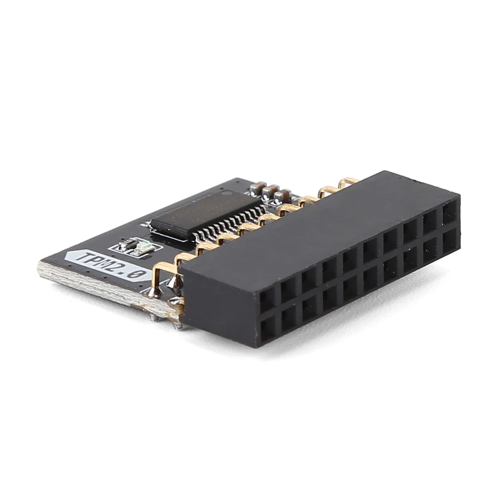 TPM 2.0 20 دبوس وحدة اللوحة الأم استبدال جزء التشفير وحدة الأمن وحدة الذاكرة 20-1 دبوس لمنصة جيجابايت