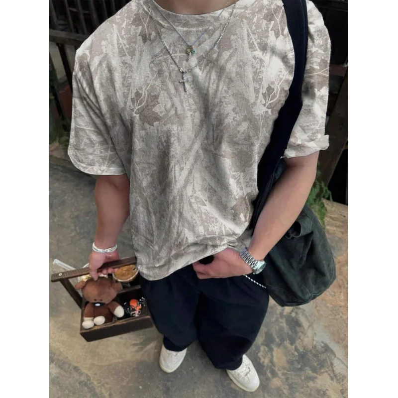 

Printed T-shirt Street Wear Men Short Sleeve Tee Men's T Shirts for Man Summer Tops & T-shirt New Arrival Goods Crop Top Y2k