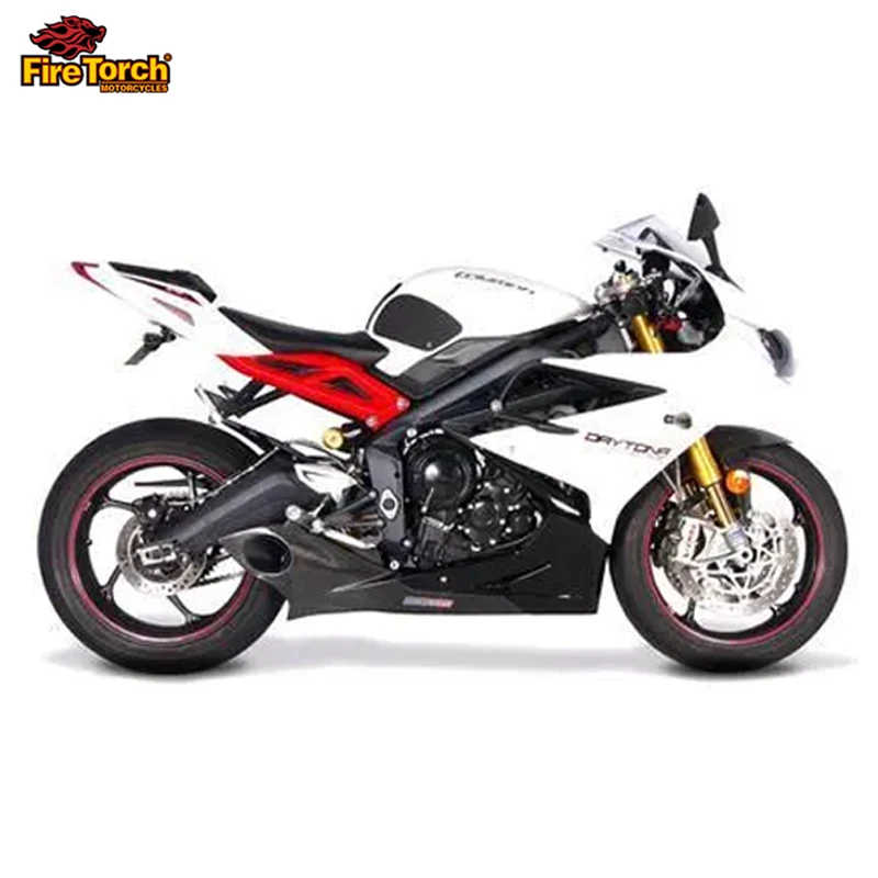 Slip For TRIUMPH DAYTONA 675 675 R 2013 - 2017 Motorcycle Exhaust System Titanium alloy Front Link Pipe Connect Original Muffler