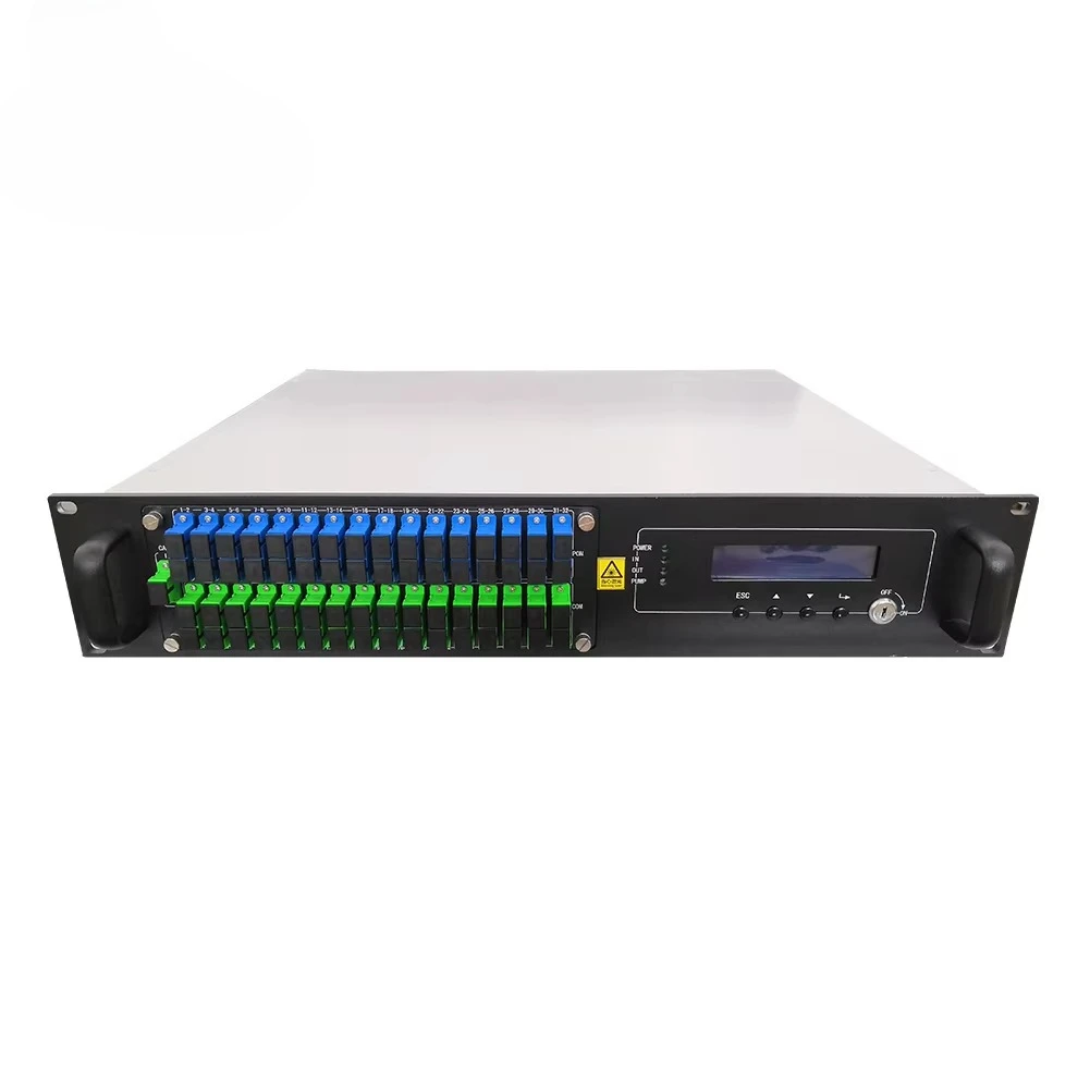 Dual High Power WDM 1550nm Fiber Optical Amplifier Pon Sc/apc for CATV Network Edfa