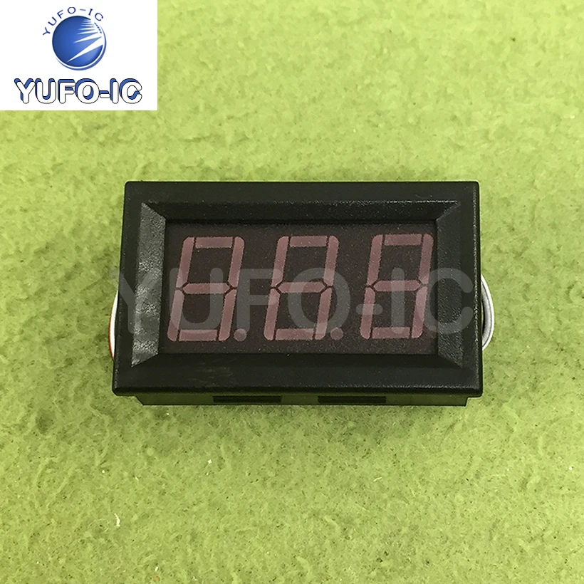 Free Ship 1PCS Blue Three-Wire DC 0.56 Inch LED Digital Voltmeter DC 0V-30.0V Anti-Reverse