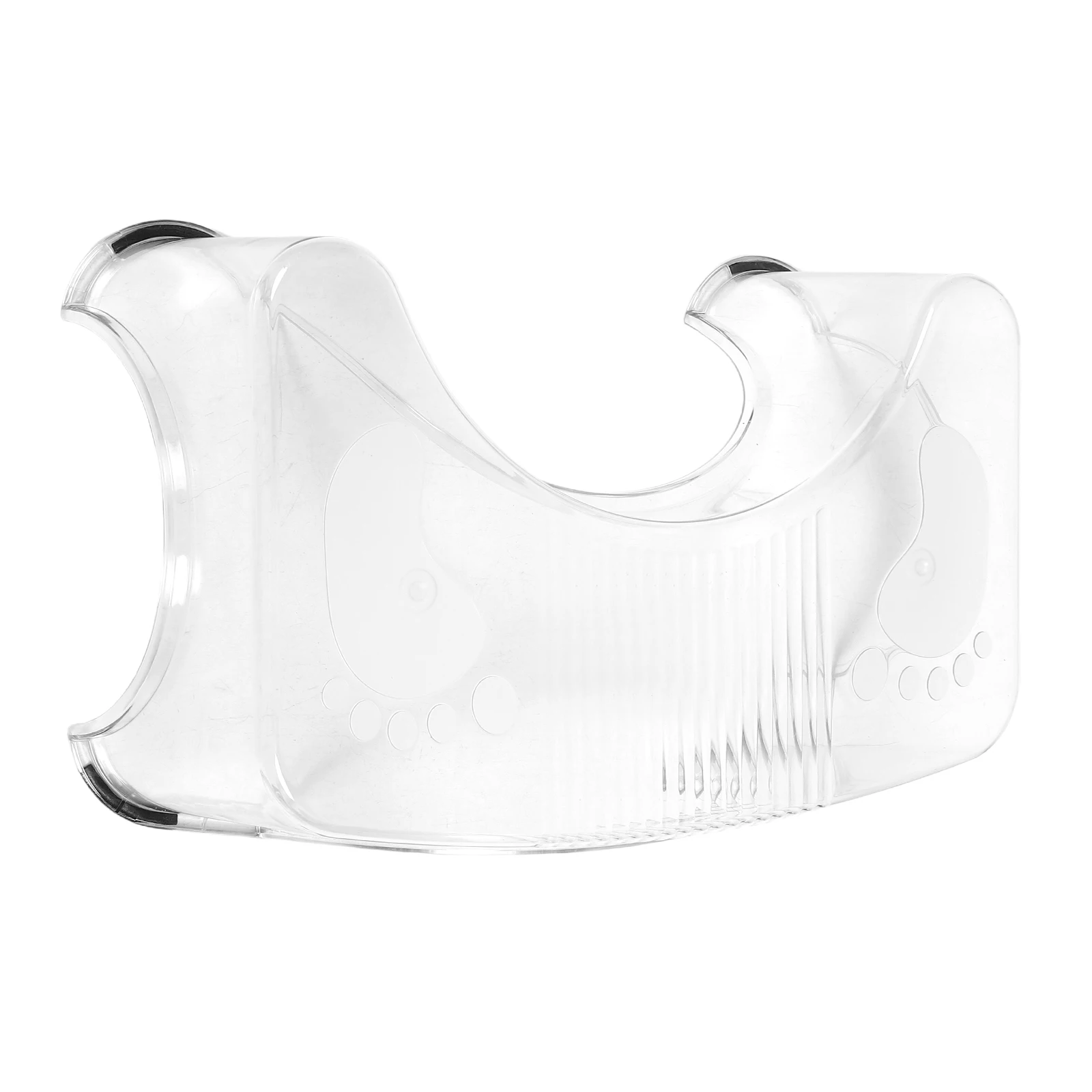 

Clear Nonslip Bathroom Stool Toilet Step Stool Potty Training Home Footrest Transparent Design Bathroom Supplies