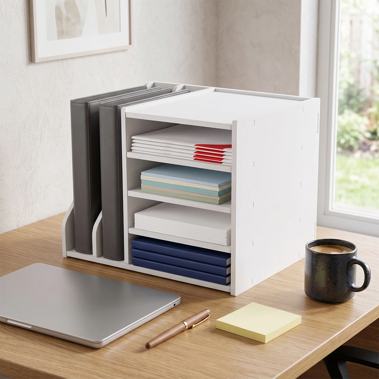 4-ярусная 2-уровневая стойка д – обзор и цена Desktop Filing Tray