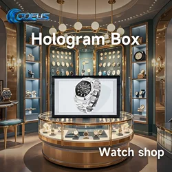 3D Transparent LCD Display Cabinet Window Light Transmission Touch Machine Monitor 21.5/32/43/55 Inch