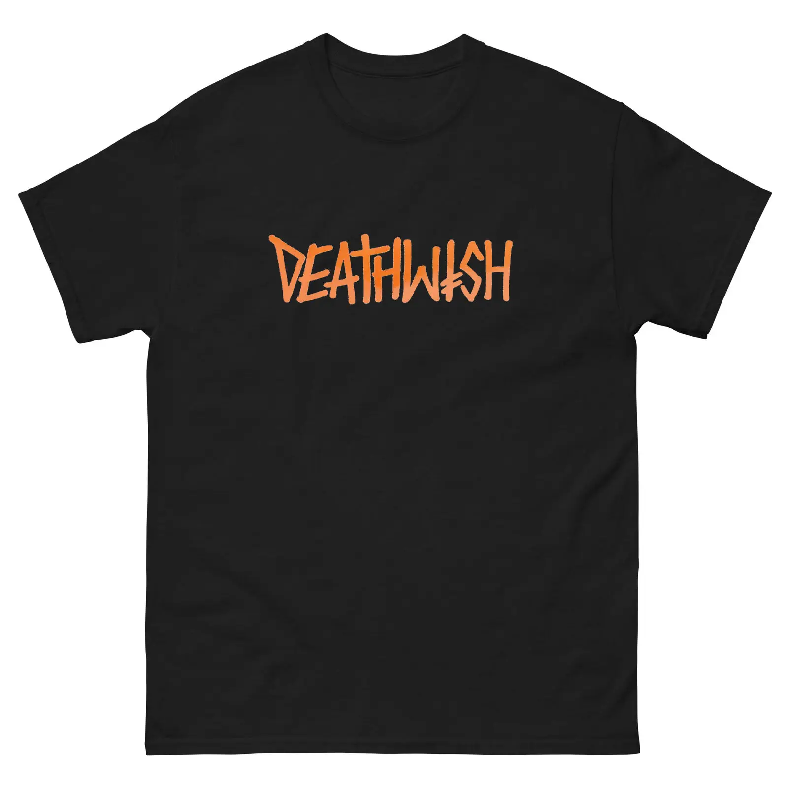 

Deathwish Skate Orange Retro Vintage 90s Skateboarding T Shirt Design