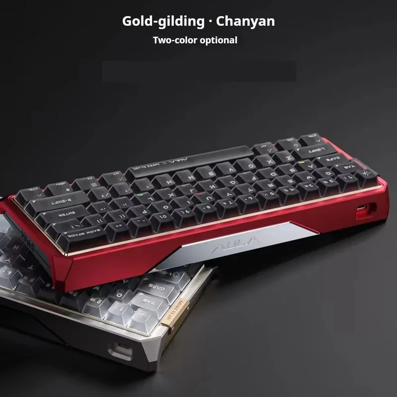 【新品未開封】AULA × MORKBLADE MK60 キーボード　赤 AULA X MORK BLADE MK60 Magnetic Switch Mechanical Keyboard