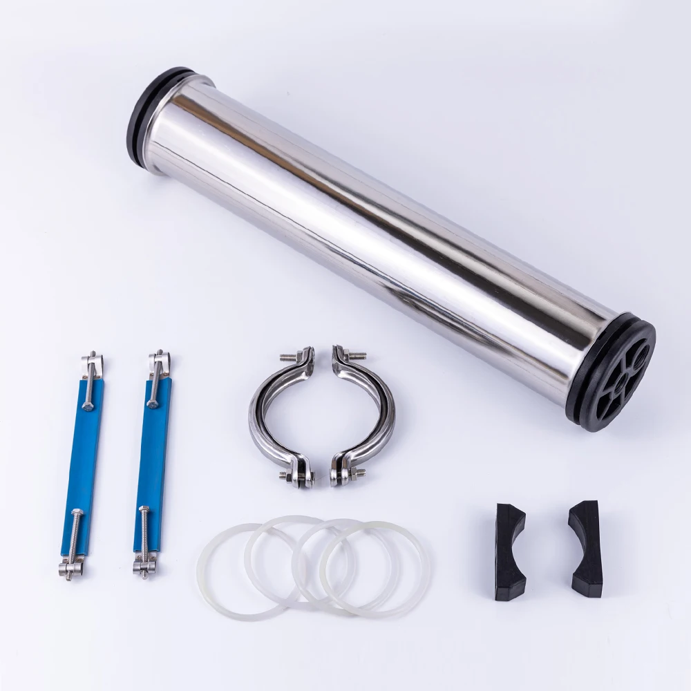 Stainless Steel 4021 RO Membrane Housing for Reverse Osmosis Water System for Manufacturing Plant and Retail Industries