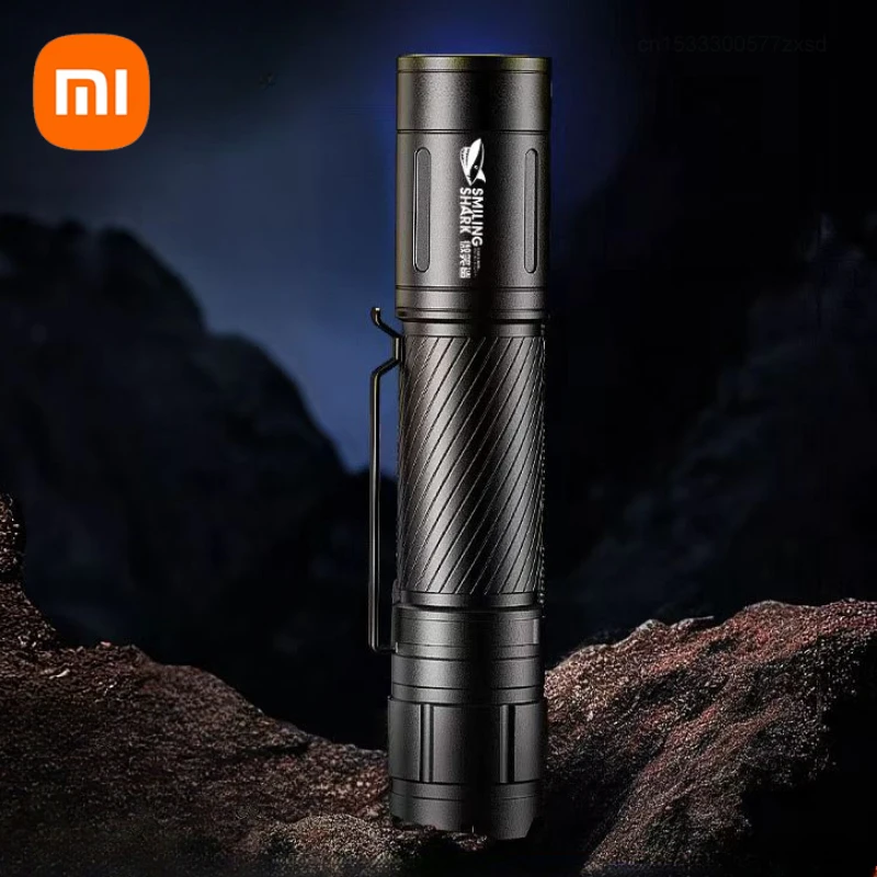 Xiaomi Flashlight Strong Light Charging Ultra Bright Long Range Home Outdoor Mini Portable Emergency Lights USB Charge LED Lamp