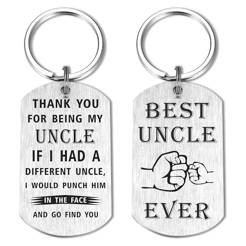 uncle keychain Only the Best Brothers Get Promoted to Uncle Keychain Ring Father s Day Present for Uncle Brother DIY Custom