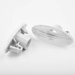 Cubierta de luz de giro lateral, marcador de guardabarros para NISSAN MARCH III K12, NISSAN NOTE E11, DUALIS J10, MARCH, 2 piezas, 26160-89900