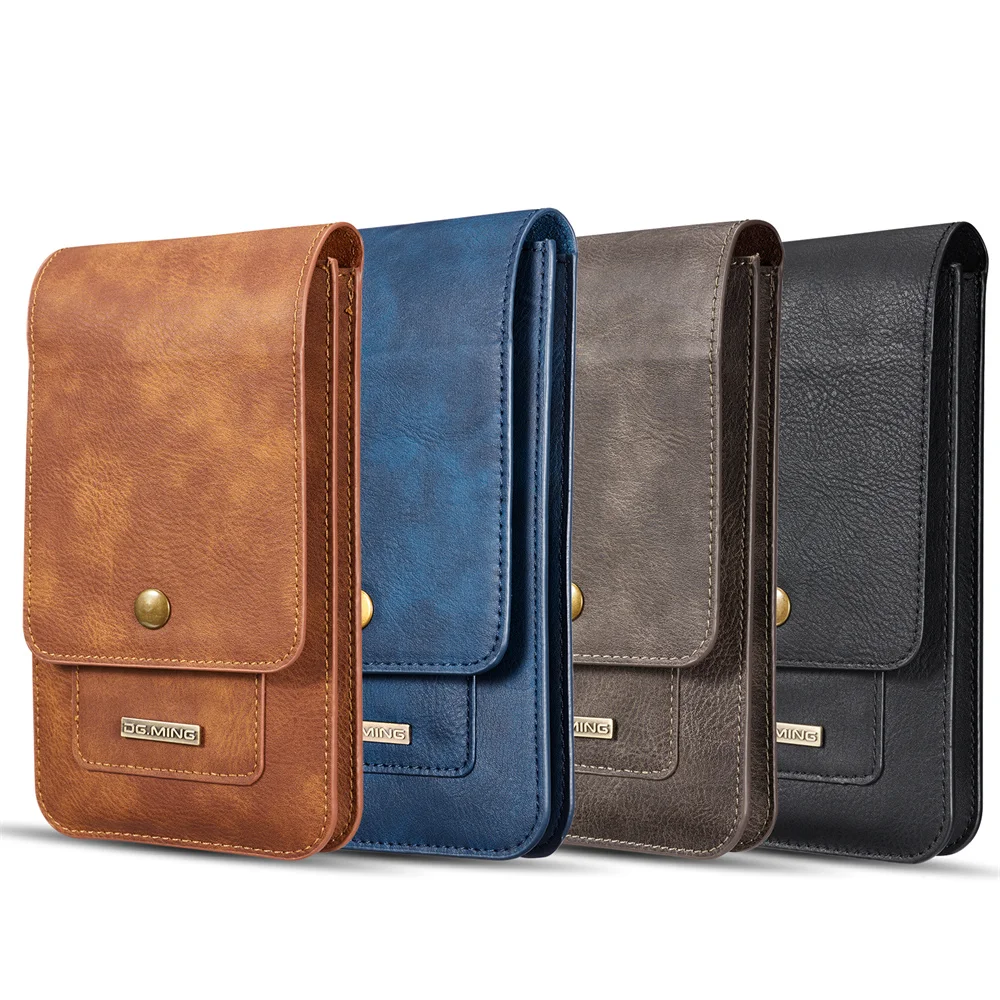 Universelle Leder-Handyhülle mit Gürtelclip für iPhone, Samsung, Xiaomi, Hüfttasche, praktisch für Outdoor-Sportarten
