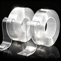 Nano Double Sided Adhesive Tape Strong High Viscosity Transparent Thicken Waterproof And Traceless Acrylic Tape Household Items