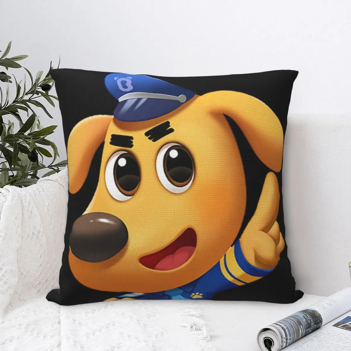 Sheriff Labrador Pillowcase Pillows Cover Cushion Comfort Throw Pillow Sofa Decorative Cushions Used for Home Living Room