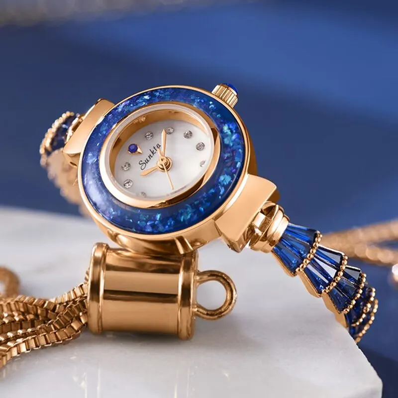 Orologio da donna con diamanti alla moda orologio Casual di lusso per orologio da donna elegante orologio da donna con zaffiro Relogio Femininos