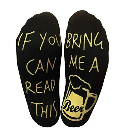 Beer Dispensing Black with Small Ears Cross-Border Popular Wish Aliexpress Amazon Socks Unisex Socks Mid-Calf Socks