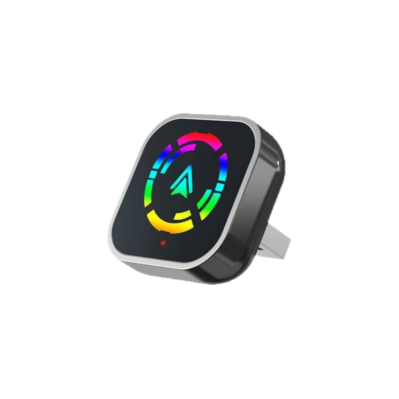 2-in-1 Wireless CarPlay Android  Auto Adapter 5GHz WiFi Connectivity USB Plug-and-Play Design Supports Wireless CarPlay IOS