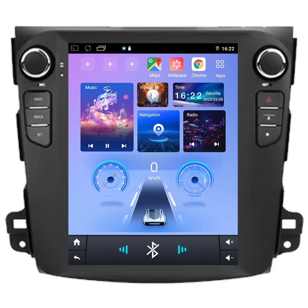 9.7 "Android 16 Voor Mitsubishi Outlander Xl 2 2008-2011 Autoradio Multimedia Speler Stereo Navigatie GPS Carplay 4G HDR Scherm - afbeelding 2