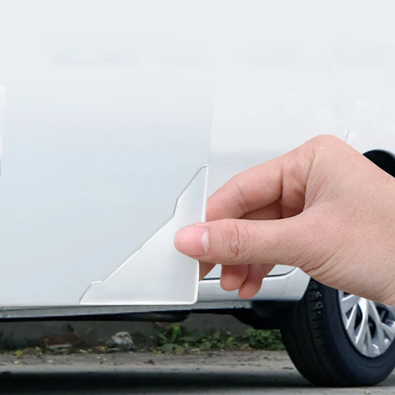 Universal Car Door Corner Anti-collision Covers Transparent Silicone Protector Anti-Scratch Stickers Door Protection Cover