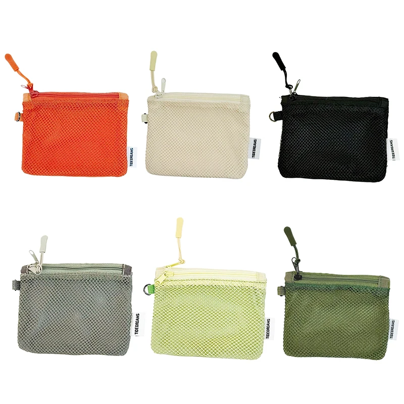 คู่ซิปตาข่ายหูฟังป้องกันกระเป๋ามินิแต่งหน้ากระเป๋า Home Travel กระเป๋าเหรียญลิปสติกกระเป๋า