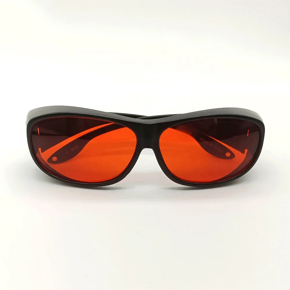 โรงงานขายส่ง 6+ เลเซอร์แว่นตานิรภัยป้องกันตา 532nm แว่นตาเลเซอร์สําหรับ 405nm และ 532nm เลเซอร์