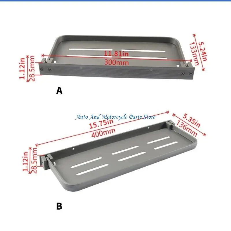 P9FD 30cm/40cm RVs Montada parede Plataforma flutuante Plataforma armazenamento Acessórios para campistas