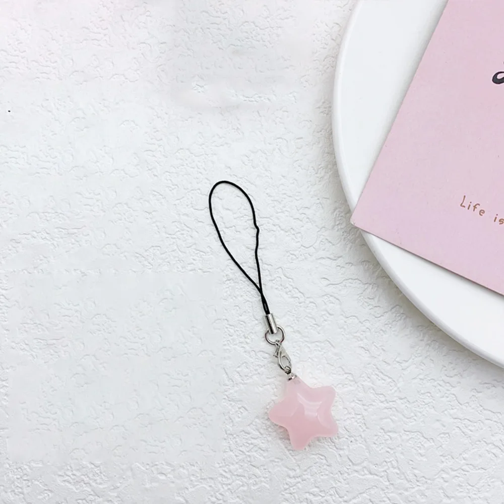 Star Star Phone Strap Keychain Universal Phone Hanging Rope Candy Color Stylish Mobile Phone Chain Telephone Jewelry