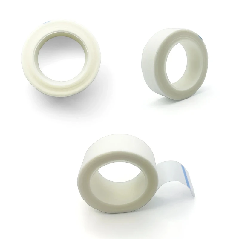 10/20/30/50 Rotoli di Nastro di Carta per Estensione Ciglia Rotolo di Nastro Adesivo in Tessuto Non Tessuto Poroso per Patch per Ciglia Finte