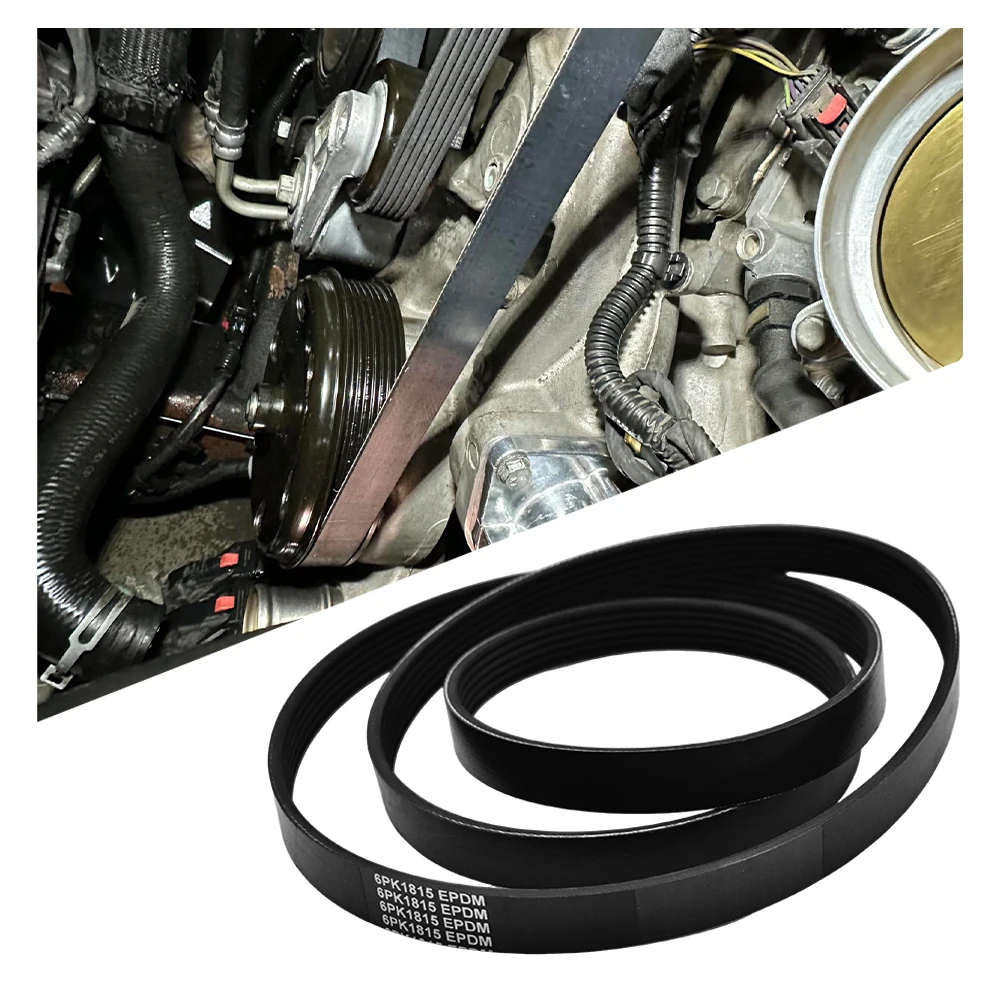 

Поликлиновой ремень 12626076 для Cadillac, Chevy, GMC 5.3L 6.2L 2014-2020, для водяного насоса и генератора, автомобильные аксессуары