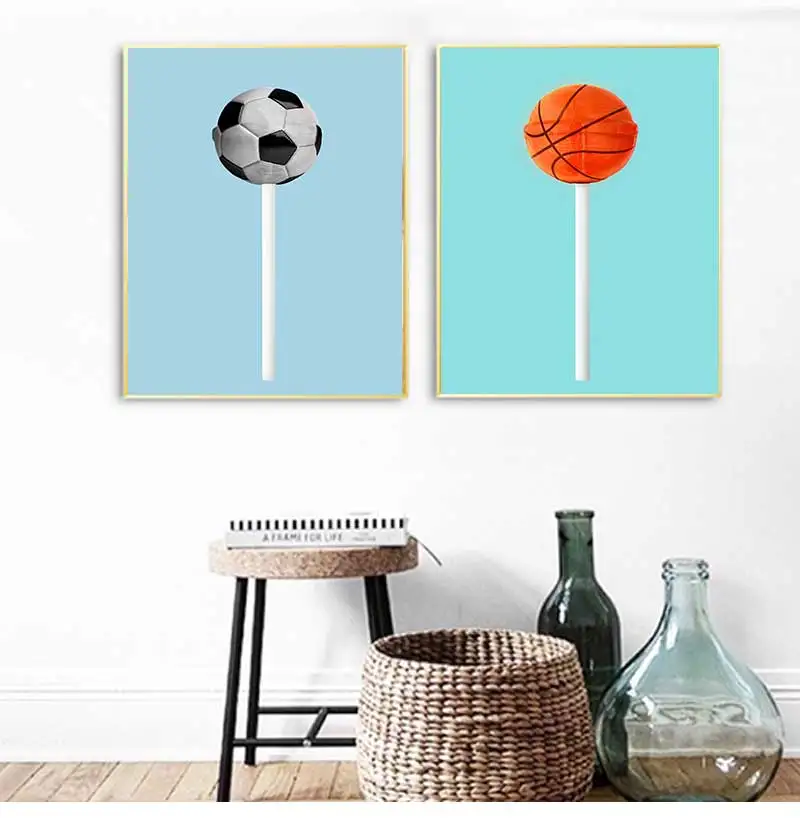 

Настенная картина в скандинавском стиле для детской комнаты