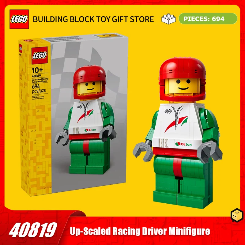 

LEGO Block Toy 40819 Large Scale Racing Driver Toy Blocks Boys and Girls Gift