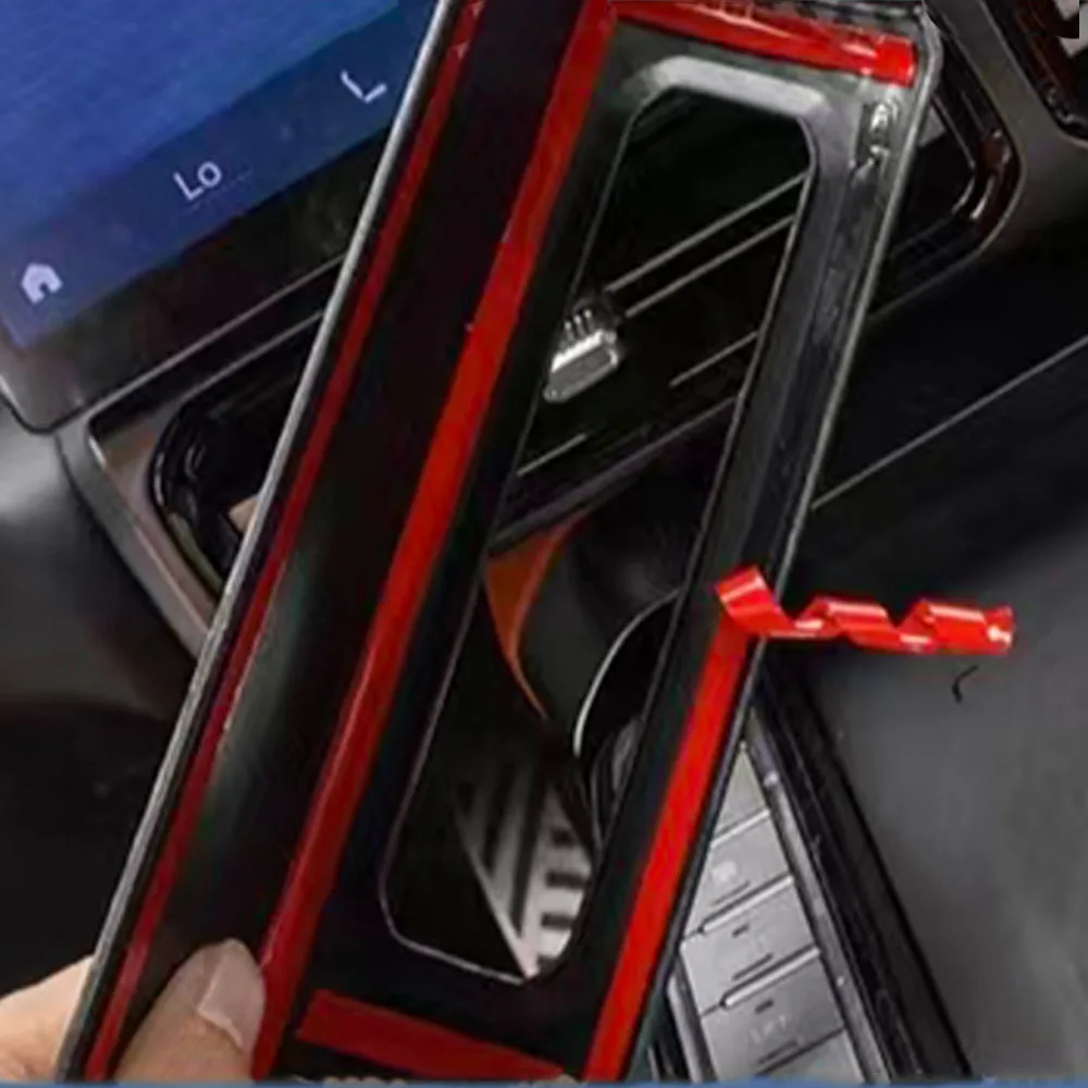 

Fit for JETOUR G700 2025 2026 Carbon Fiber Pattern Decorative Frame Center Air Vent Car Interior Modification Accessories