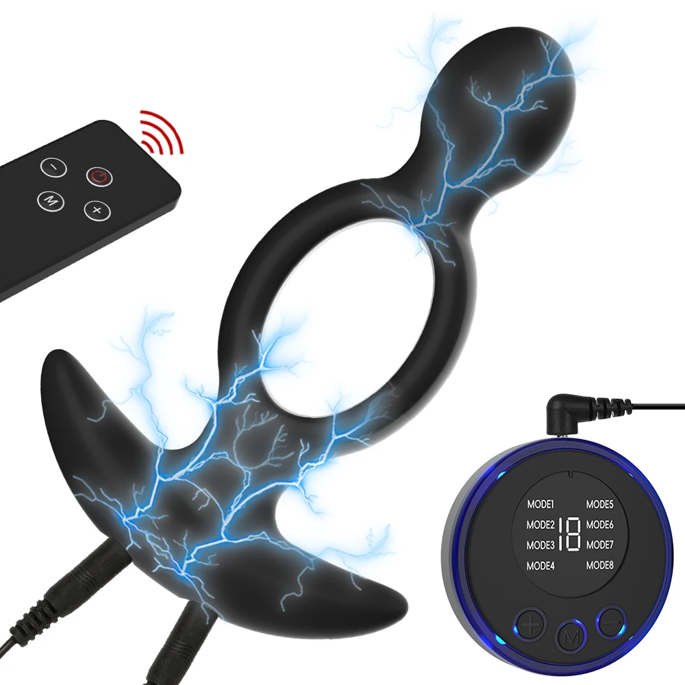 Anal Dilator Expansion Prostate Stimulation Silicone Electric Anal Vibrators Hollow Buttplug for Beginner Easy To Enter Sex Toys