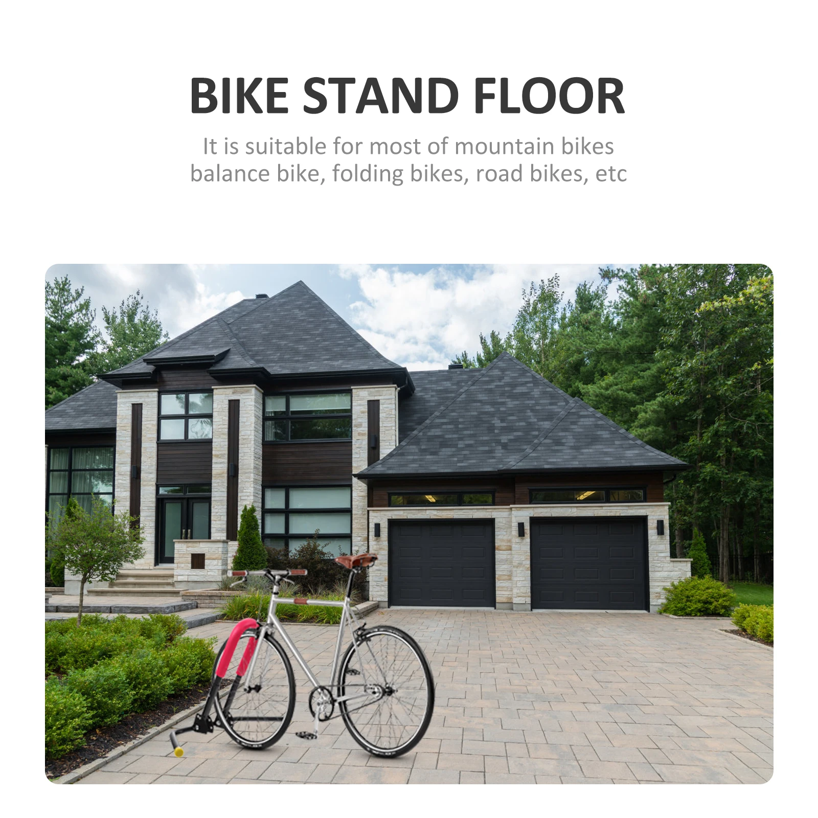 

Adjustable Metal Bike Kickstand Durable Rear Stand For Mountain Road Folding Balance Bikes Rustproof Parking Rack Side Support