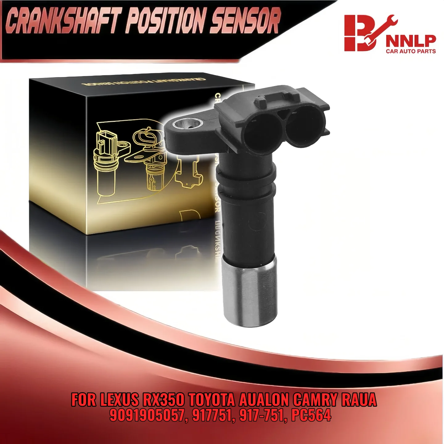 

New Engine Crankshaft Position Sensor 9091905057 917751 PC564 for Lexus Toyota Avalon Camry RAV4 Tacoma